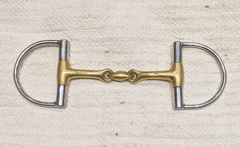 Neue Schule Tranz Angled Lozenge D Ring Snaffle Bit