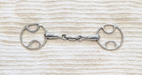 5" Wilkie / loop ring snaffle, centre revolver lozenge mouthpiece (3103)