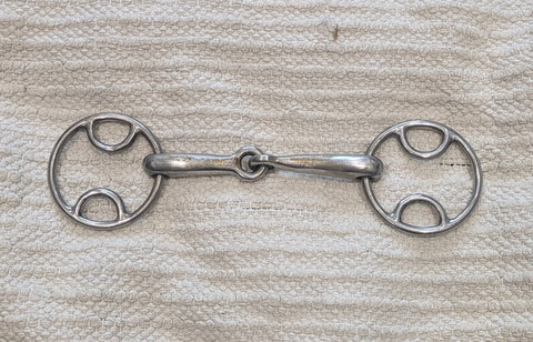4" Wilkie / bevel snaffle, single joint (2757)