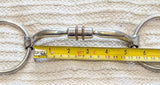 1 5" Loose Ring Comfort Barrel (Myler style) Snaffle Bit Copper Roller