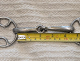 4" Wilkie / bevel snaffle, single joint (2757)