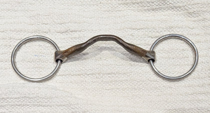 5.5" / 140 Bombers Happy Tongue Loose Ring Snaffle Bit (3053)