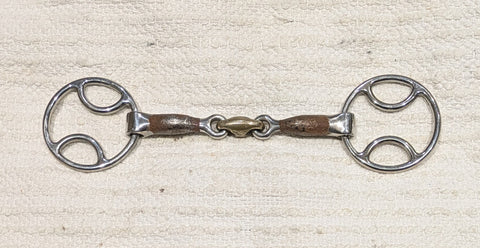 5" Wilkie / bevel sweet iron lozenge snaffle (2601)