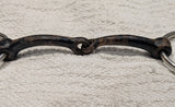 5.75" JP Korsteel Sweet Iron Curved Snaffle Bit  (2720)