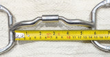 5.5" Myler MB04 Low Port Eggbutt Snaffle w/hooks (2716)