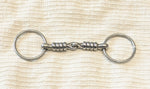 5.75" Loose ring cherry roller snaffle bit  (2678)