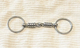 5.75" Loose ring cherry roller snaffle bit  (2678)