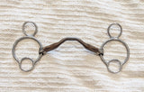 5.75" / 130 Bombers Eggbutt Happy Tongue Snaffle Bit (3062)