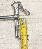 5.25" Fylde weymouth bit, sliding cheek / short shank (2962)