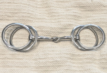 5" Wilson 4 Ring Snaffle /  Driving Bit (2863)