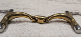 4.5" BR D Ring Double Jointed Soft Contact Snaffle Bit (3050)