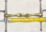 6" Full cheek lozenge snaffle, curved (2691)