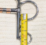 5" Pelham, copper roller jointed mouthpiece NEW
