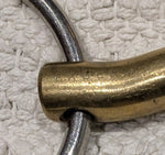 5" / 12.5 Fager Frans Sweet Gold Snaffle Bit (2712)
