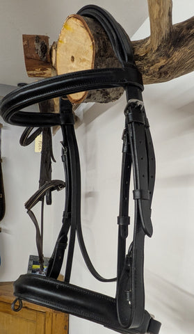 Comfort Snaffle Bridle. Black. Cob size  (BR5)