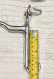 5.5" Double bits, square port weymouth (long shank) / eggbutt bradoon snaffle (2960)