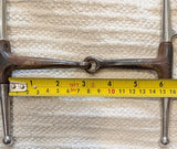1 5.75"  Full cheek snaffle, sweet iron mouthpiece (3102) (Copy)
