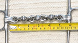 5.5" Full cheek snaffle, waterford mouthpiece (2951)
