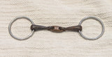 5" Loose ring snaffle, sweet iron mouthpiece with copper lozenge (2761)