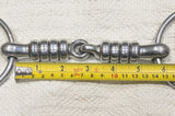 5.5" Loose ring cherry roller snaffle bit  (2874)