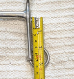 5.5 / 5.75" Double bit set, low port weymouth /  bradoon snaffle (2609)