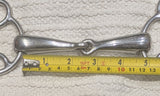 4.5" Wilkie / bevel small ring snaffle, single joint (2834)