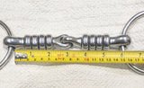 5.75" Loose ring cherry roller snaffle bit  (2875)