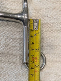 5" Weymouth bit with fixed cheek, curved mullen mouth (2896)
