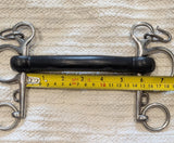 1 5.5"  Loose ring vulcanite / hard rubber mullen snaffle (3079) (Copy)