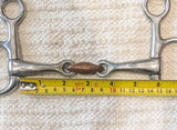5.5" Hanging cheek snaffle, lozenge mouthpiece (2981)