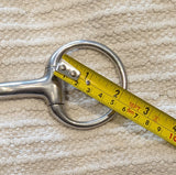 5.25" Eggbutt Small Ring Bradoon Lozenge Snaffle (3074)