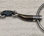 4.5" / 11.5 Fager Claudia Sweet Iron Fixed Ring Snaffle Bit (2709)