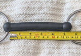 4.75" Loose ring flexible rubber snaffle