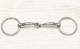 5.5" JP Korsteel Single Jointed Curved Snaffle Bit  (2775)