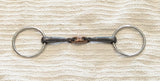 6" Loose ring snaffle, sweet iron mouthpiece with copper lozenge (2915)