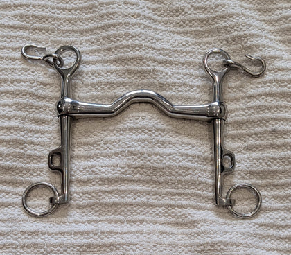 1 5.25" Weymouth bit - long top, extended shank and wide port  (3)