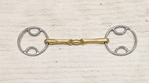 Neue Schule  Bevel Tranz Angled Lozenge Snaffle Bit 