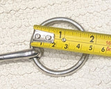 5.75" Small loose ring bradoon snaffle, ultra slim mouthpiece (2670)