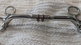 5.75 Hanging cheek mullen barrel snaffle bit (2991)