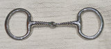 5" Eggbutt snaffle, twisted single joint mouthpiece  (2773)