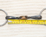 5" Loose ring snaffle, sweet iron mouthpiece with copper lozenge (2947)