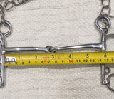 5.5" Pelham, ultra slim lightweight single jointed mouthpiece (2763)