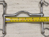 5"  Fylde fixed cheek weymouth bit (2655)
