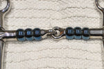 5" Pelham, blue sweet iron cherry roller NEW