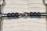 5" Pelham, blue sweet iron cherry roller NEW