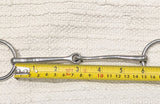 5.75" Small loose ring bradoon snaffle, ultra slim mouthpiece (2670)