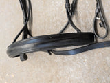 Comfort Snaffle Bridle. Black. Cob size  (BR5)