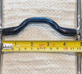 4.5" Full cheek snaffle, happy tongue sweet iron mouthpiece NEW (2989)