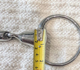 4.5" Eggbutt double jointed lozenge snaffle (22mm thick) (3027)