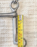5.5" / 5.75" Double bits, longer shank weymouth / bradoon snaffle (2975)